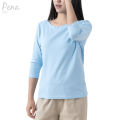Pena house three-quarter sleeve basic T-shirt pstl001. 