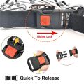 Dog Training Collar Prong Collar with Quick Release Buckle & Nylon Cover Pet Dog Spike Pinch Collar. 