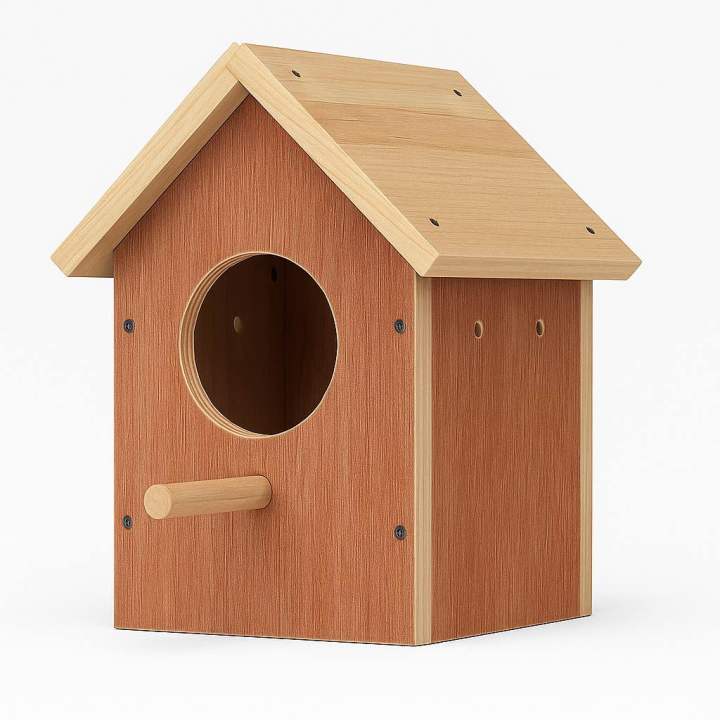 Wooden Bird Breeding Nesting Box – Premium Quality | Shrevi Pets Care