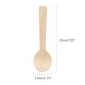 50Pcs Disposable Wooden Spoons for Tasting Sampling Yogurt Ice Cream Dessert Forks Wedding Party Tableware Wooden Spoon.