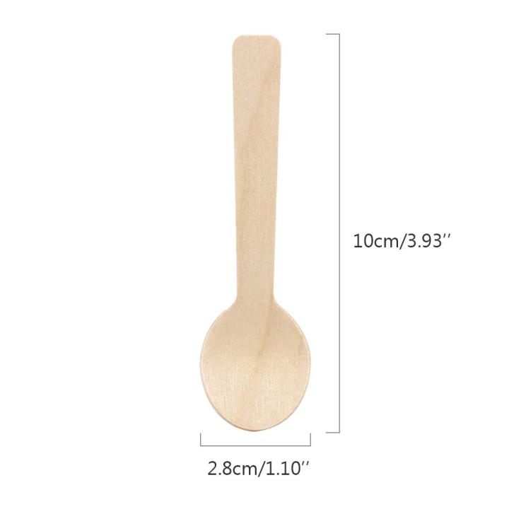 50Pcs%20Disposable%20Wooden%20Spoons%20for%20Tasting%20Sampling%20Yogurt%20Ice%20Cream%20Dessert%20Forks%20Wedding%20Party%20Tableware%20Wooden%20Spoon%20-%20Image%202