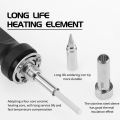 100W Digital Electric Soldering Iron Kit Set 220V Temperature Adjustable Welding Tool Ceramic Heater Soldering Tips Rework. 