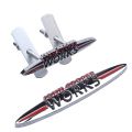 3D Metal John Cooper Works Badges Car Front Grill Emblem Body Trunk Stickers For MINI COOPER S R50 R52 R53 R55 R56 R57 R58 R59. 