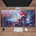 Riftbound LTCG Card playmat League of Mouse Pad Legends Jinx Series LOL 600x350mm overlock Board Game HD Printing XXL Desk Mat. 