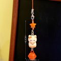 1/3 Pcs Cute Cat Phone Chain Pendant Versatile Bell Star Pendant Cartoon 3D Cat Bag Keychain Pendant. 
