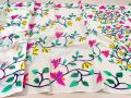 Exclusive & Stylish Brand New Half] Silk Screen Print Saree for Women - Suitable for All Season and Occasions. 