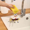 SpongeBob SquarePants Dish Washing Brush Sponge Kitchen Supplies Drain Rack Cleaning Dishes Brushes Reusable Scrub Scouring Pad. 