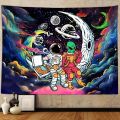 VIKAMA Dream Sky Wanderings With Alien Print Tapestry, For Living Room, Bedroom, And Outdoor Party Home Decor Wall Hanging. 