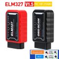OBDII Scanner Code Reader Car Diagnostic Tool WiFi/Bluetooth ELM 327 V 1.5 ICAR2 OBD SCAN For Android/IOS PIC18F25K80 Chip.