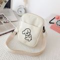 Canvas Bag Ins Japanese Harajuku Cute Cat Bag Ulzzang Girl Messenger Bag. 