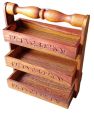 Wooden Crafted Spoon Stand/Holder for Dining Table. 