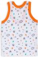 Baby Pure Cotton Printed Regular Fit Sando Innerwear  Kids Vest Infants Sleeveless Undershirts for Cute Boys Girls Pack of 4 (For 1 Year Baby). 