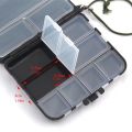 Fishing Tackle Bait Storage Boxes, Portable Double-Sided Lure Hook Organizer, Mini Utility Lures Fishing Box. 