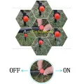 100-1000pcs Adjustable Drip Irrigation Droppers Rotating Sprinklers 1/4'' Emitter Dripper For Micro Balcony Yard Watering System. 