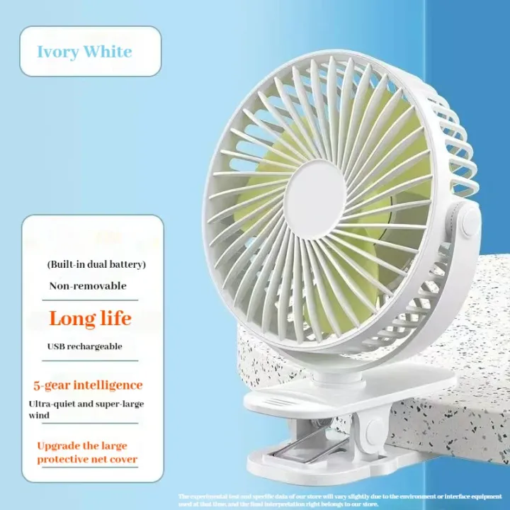 JKUOO%20Portable%20Clip%20on%20Fan%20Battery%20Operated,Quiet%20360%20%C2%B0%20%20%20Rotate,USB%20Rechargeable%20Mini%20Personal%20Cooling%20for%20%20Office%20Stroller%20Cam%20-%20Image%207