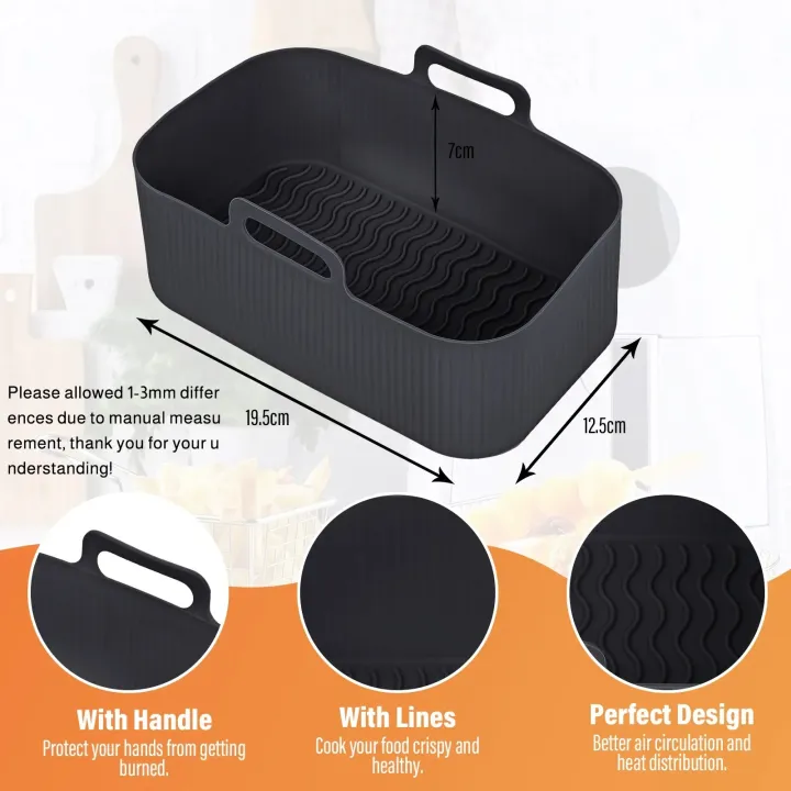 2pc/1pc%20Air%20Fryer%20Silicone%20Tray%20Rectangle%20Oven%20Baking%20Basket%20Reusable%20Liner%20Insert%20Dish%20Fried%20Chicken%20for%20Airfryers%20Accessories%20-%20Image%202