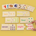 Children's Iron Box Number Enlightenment Paired Wooden Animal Food Puzzle Board Logical Thinking Training Game Educational Toys.