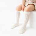 Summer Mesh Kids Socks Toddlers Baby Girls Long Knee High Breathable Socks Hollow Out Soft Cotton Infant Socken For 0-8Years. 
