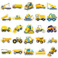 100 Piece Engineering Vehicle Stickers Waterproof DIY For Phones Laptop Car Sticker Creative Home Decal. 
