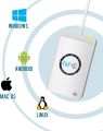 German Imported Original USB NFC RFID Reader Writer Card Reader Chip RFID Reader Fast NFC Reader Writer ACR122U-a9 ISO14443A/B Contactless ID Card Writer, 424Kbps M1 UID. 