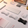 New Leather Texture Creative Shape Silicone Wrist Rest, Ergonomic Comfort Wrist Support Pad for Office Home Gaming. 