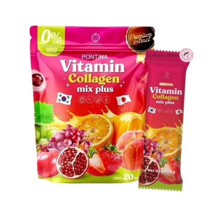 Pontina%20Collagen%20Vitamin%20Mix%20Plus%201%20bag%2020%20sachets%20-%20Image%202