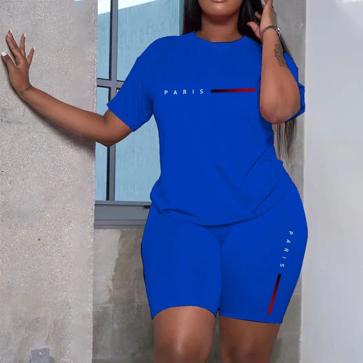 Women's%20Tracksuit%20Casual%202026%20Summer%20Two%20Piece%20Sets%20Hot%20Sales%20Fashion%20Quality%20O-Neck%20Short%20Sleeve%20Sports%20T-Shirts%20Daily%20Clothing%20-%20Image%204