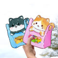 20Pcs 50Pcs Plastic Portable Cartoon Schoolbags Sweets Snack Sealing Pockets Children's Birthday Wedding Party Creative  Bag. 