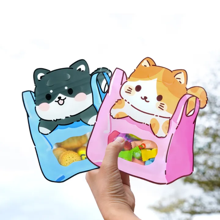 20Pcs%2050Pcs%20Plastic%20Portable%20Cartoon%20Schoolbags%20Sweets%20Snack%20Sealing%20Pockets%20Children's%20Birthday%20Wedding%20Party%20Creative%20%20Bag%20-%20Image%207
