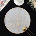 table mats side table and dressing table mats golden mats. 