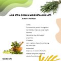 Organic Hair pack of 4 (medium) - Amla Retha sikakai Rosemary Leaves whole - For hair growth - Nashpati Organics - Amla Reetha Shikakai Rosemary leaves. 