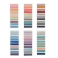 Morandi Colors Sticky Note Tabs for Book Annotation, File Classification Index Stickers, for School and Office Supplies. 