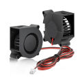 40mm 3D printer Micro blower fan 40mmx40mmx20mm 4020 Turbo blower DC 12V Cooling fans 4cm Brushless Graphic Card Cooling Blower. 