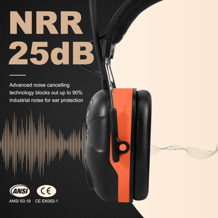 Muffpro%20Bluetooth%20Hearing%20Protection%20FM/AM%20Radio%20Headphones,%2025dB%20Noise%20Cancelling%20Earmuffs%20-%20Image%202