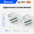 GIRIER Tuya Smart Wi-Fi RF433 ZigBee Curtain Switch Module for Electric Roller Shutter Blind Motor 1/2CH Works Hey Google Alexa. 