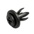 50pcs 6mm Plastic Rivets Black Rivet Fastener Mudguard Bumper Push Pin Clip For Most Car Models Interior Accessories. 