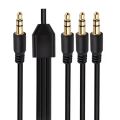 3.5mm Headphone Jack Splitter Audio Cable 3.5mm Cable 1 Male to 2/3/4/5/6 male AUX Cable Splitter Adapter For Computer Headset. 