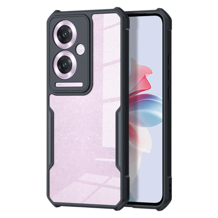 Oppo%20Reno%2011%20f%205G%20Protective%20Black%20Border%20Crystal%20Clear%20Xundd%20Mobile%20Back%20Case%20Cover%20-%20Image%204