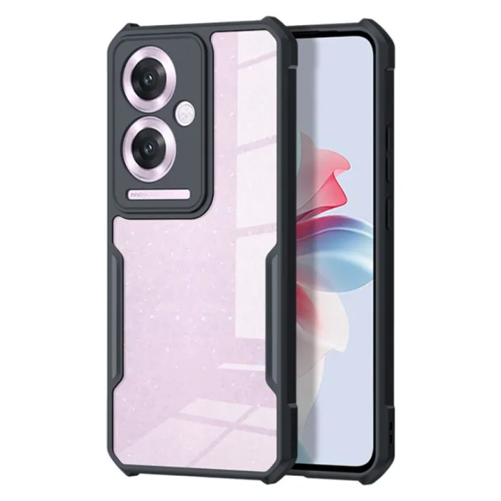 Oppo%20Reno%2011%20f%205G%20Protective%20Black%20Border%20Crystal%20Clear%20Xundd%20Mobile%20Back%20Case%20Cover%20-%20Image%204