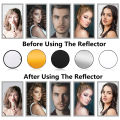 Foldable 30cm Reflective Board - Anti-Deform Compact Photo Disc, Studio-Grade Photograph Reflector.