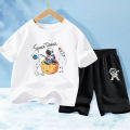 Summer Baby Boys Clothing Sets Kids Astronaut Space Short Sleeve T-Shirt + Shorts 2Pcs Suit Teens cotton Clothes Sport Outfits. 