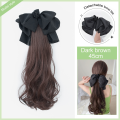 Synthetic 10inch 12inch 14inch 16inch ponytail wig for women with long curly hair high ponytail, bow tie low braid fake ponytail. 