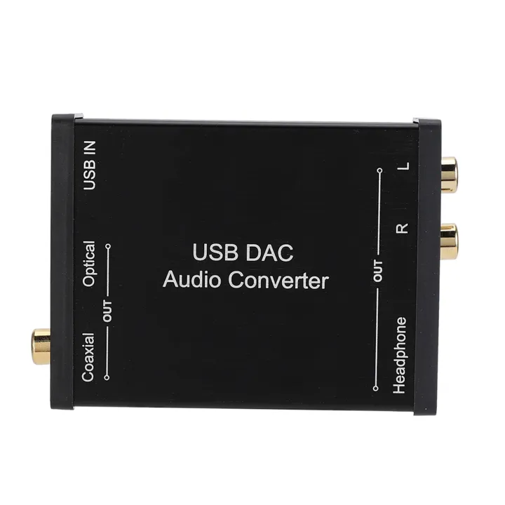VBESTLIFE Convertidor de Audio DAC USB, Tarjeta de Sonido de Audio USB