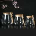 Hermetic Containers for Food Storage Pots Glass Jar With Lid Sealed Container Sugar and Tea Cans Airtight Kitchen Coffee Jars. 
