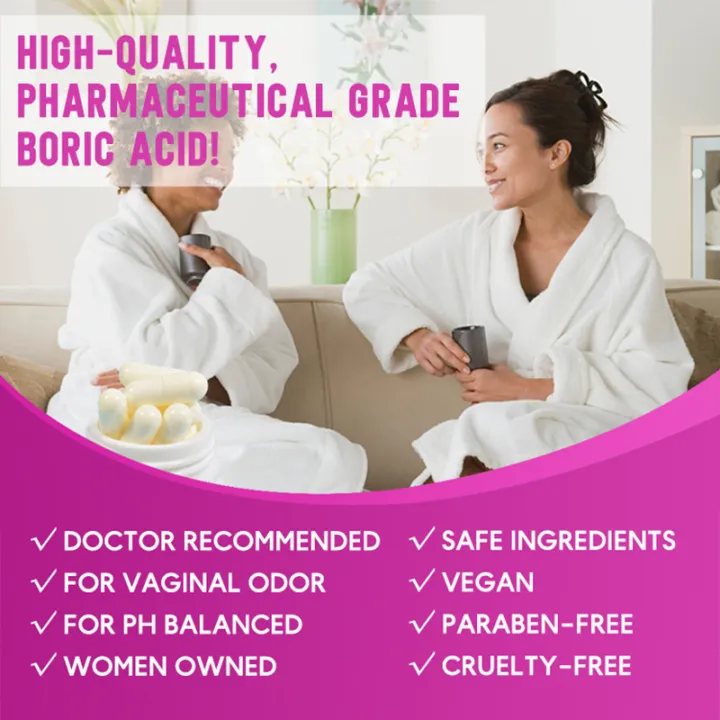 30Pcs%20Medical%20Grade%20Boric%20Acid%20Vaginal%20Suppositories%20Intimate%20Health%20Support%20Women%20PH%20Balance%20Pills%20for%20Yeast%20Infection%20600mg%20-%20Image%205