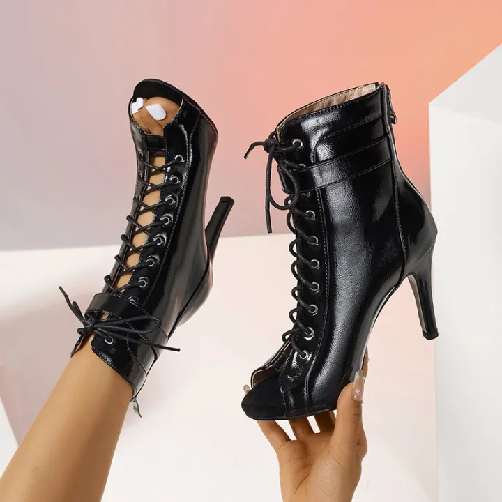 Woman%20Shoes%20Ankle%20Boots%20Spring%20Summer%20Sandals%20Elegant%20Party%20Pole%20Dance%20Gladiator%20Peep%20Toe%20Super%20High%20Heel%20%20Lace-up%20Plus%20Size%20-%20Image%204