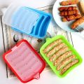 DIY Food Grade Silicone Sausage Mold Baby Food Supplement Tool Home Made Hot Dog Ham Sausage Baking Mold Sausage Mold. 