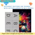 Wooden Jigsaw Puzzle for & Families - Colorful Drum Rhythm Design, Intermediate Challenge with Vibrant Splash Art, Portable &. 