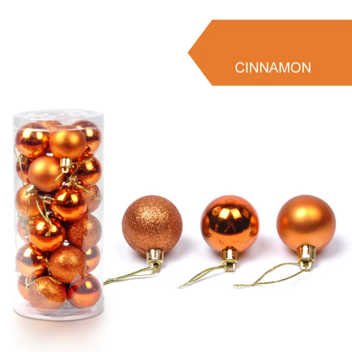 24pcs%203cm%20Glitter%20Christmas%20Ball%20Ornament%20Hanging%20Bauble%20Ball%20Gold%20Pink%20Champagne%20Christmas%20Tree%20Decorations%20New%20Year%20Gift%20-%20Image%206