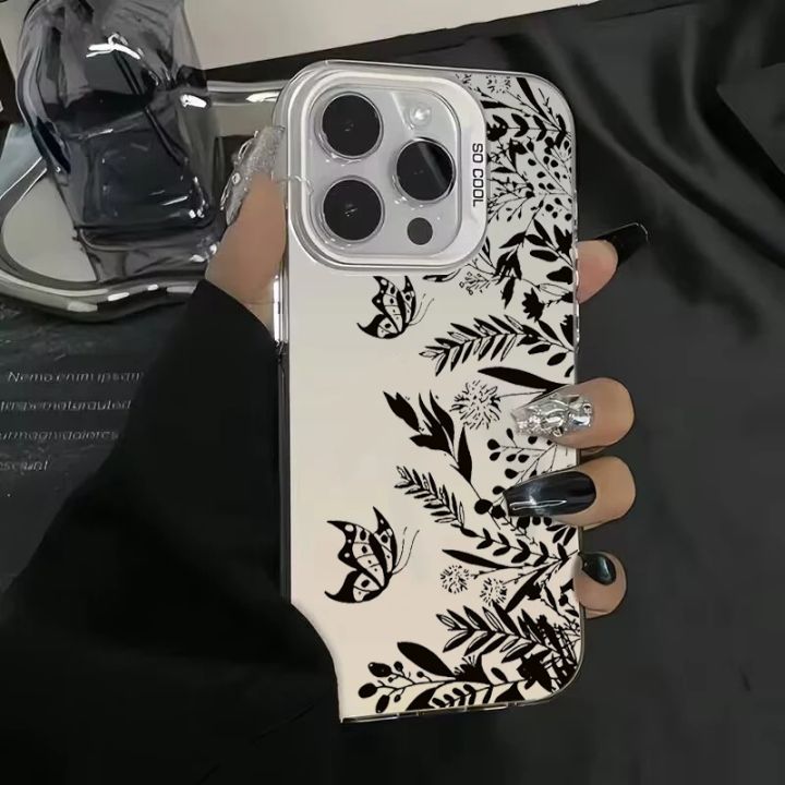 Luxury%20Lace%20Florals%20Graphic%20Phone%20Case%20For%20iPhone%2015%2014%2013%2012%2011%20Pro%20Max%20XS%20X%20XR%207%208%20Plus%20SE%202022%20Shockproof%20Matte%20Bumper%20Cover%20-%20Image%207